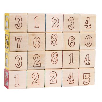 Drewniana Ciężarówka z Naczepą i Klockami dla dzieci 2+ Zabawka edukacyjna + Klocki z literami cyframi